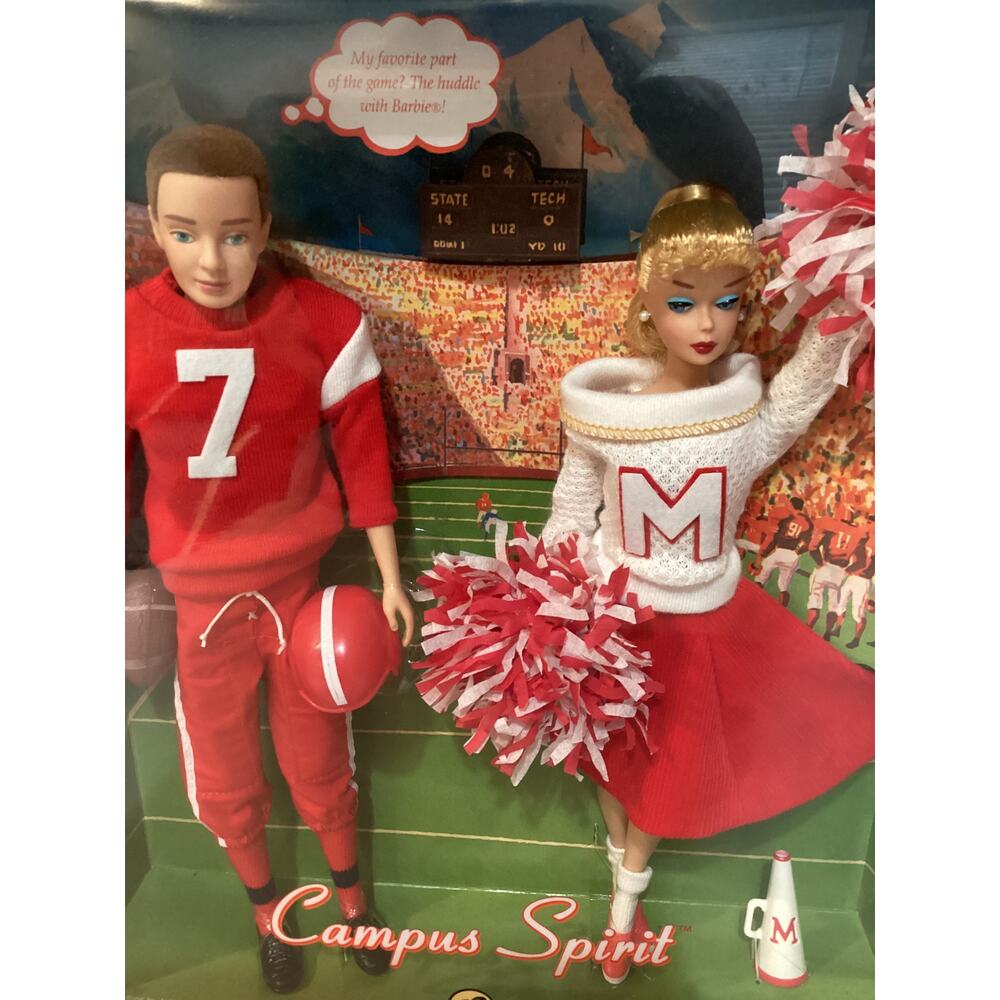 Campus Spirit Barbie and Ken Giftset 2008 Mattel L9649 Gold Label - Picture 3 of 6